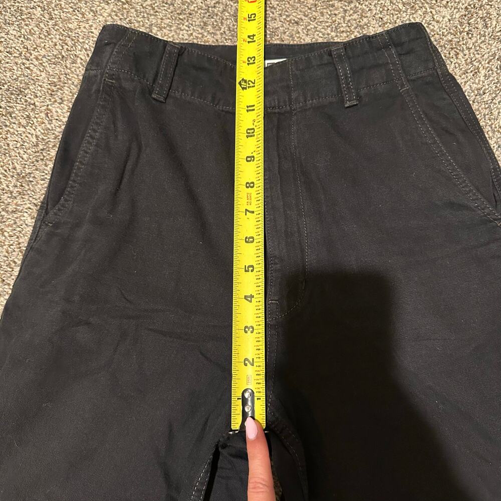 UNIQLO Unisex Relaxed Lightweight Jeans Size 23X32 In Black - Picture 7 of 12